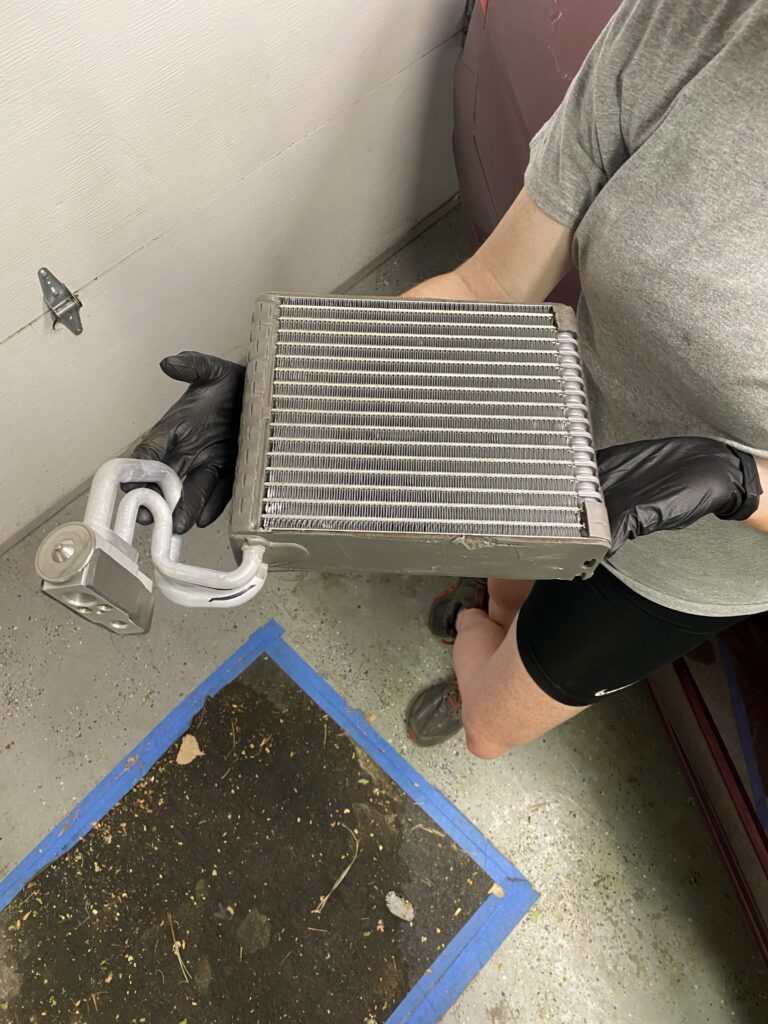 AC Evaporator Removal, Reseal