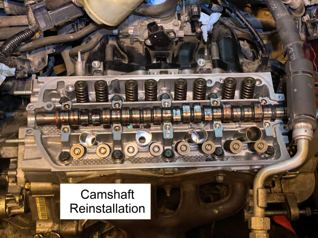 Camshaft Reinstallation, Lubrication