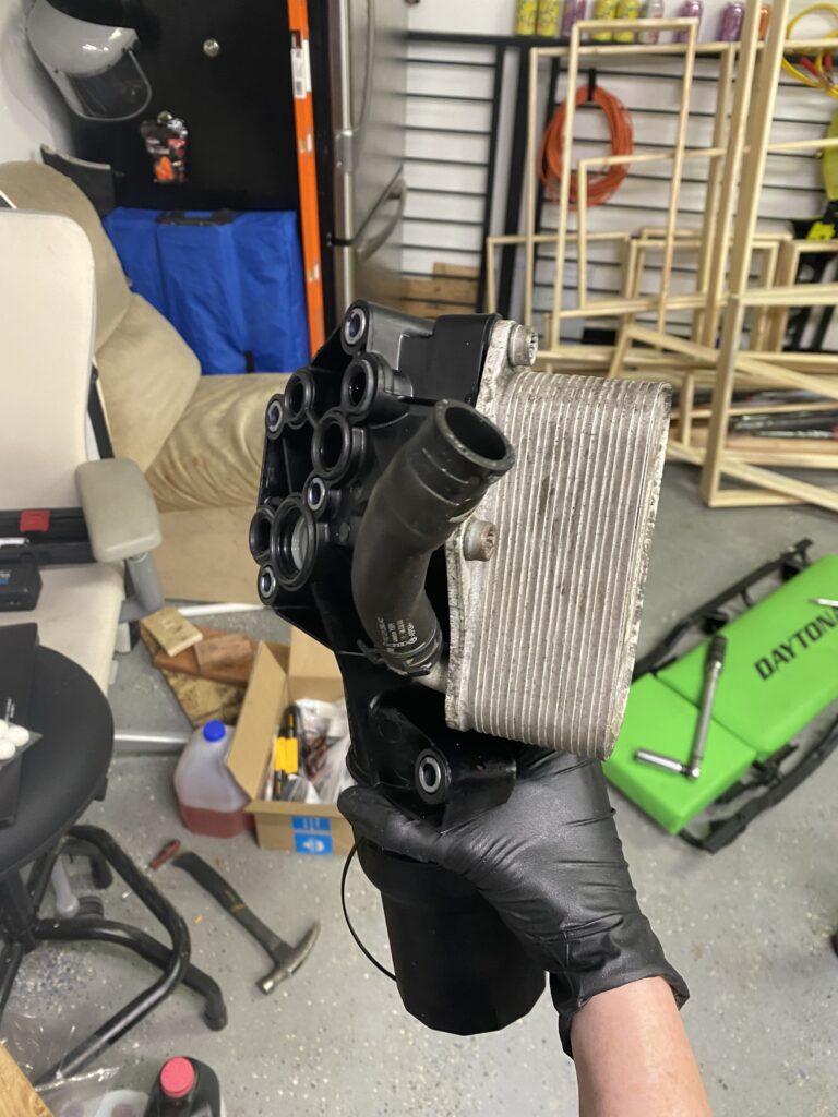 Oil Filter Replacement, Oil Cooler Resealing