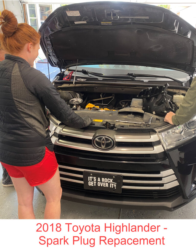 Spark Plug Replacement, Toyota Highlander
