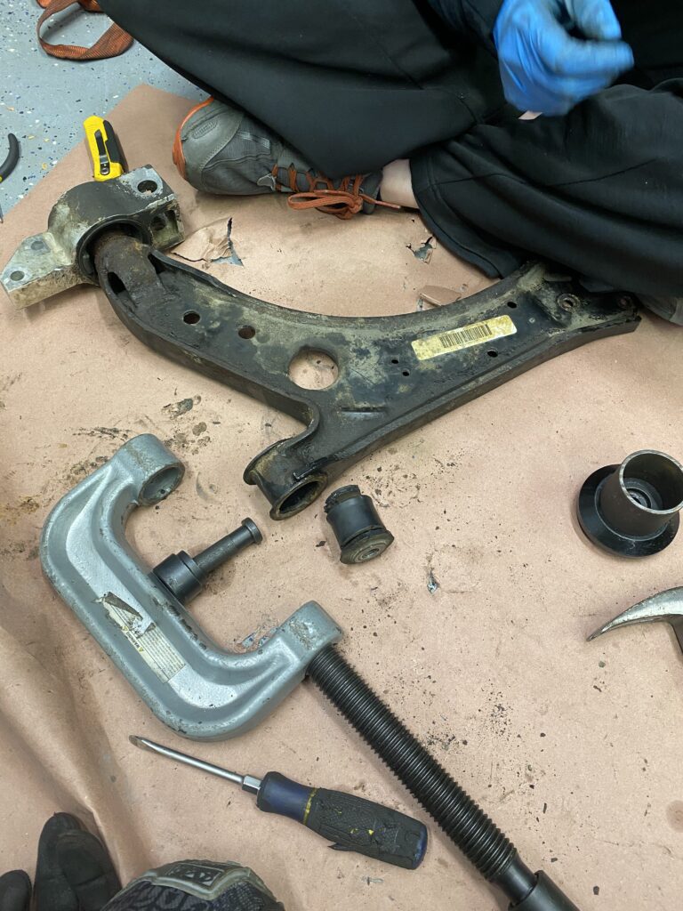 Suspension Rebuilds - Removing bushings