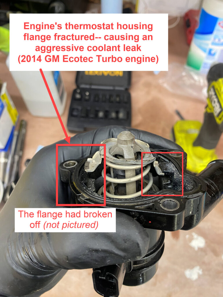 Thermostat Housing Failure
